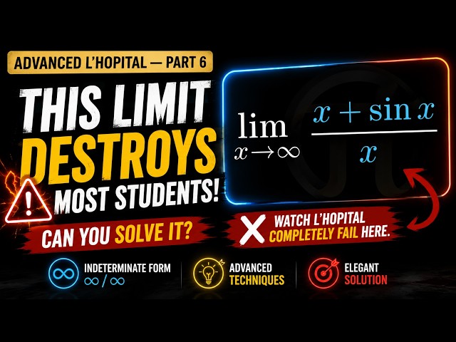 Don't Use L'Hôpital Here! Try This Instead