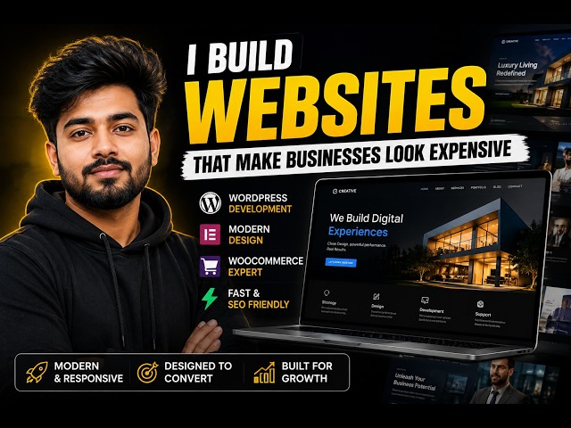 I Build Websites That Make Businesses Look Expensive