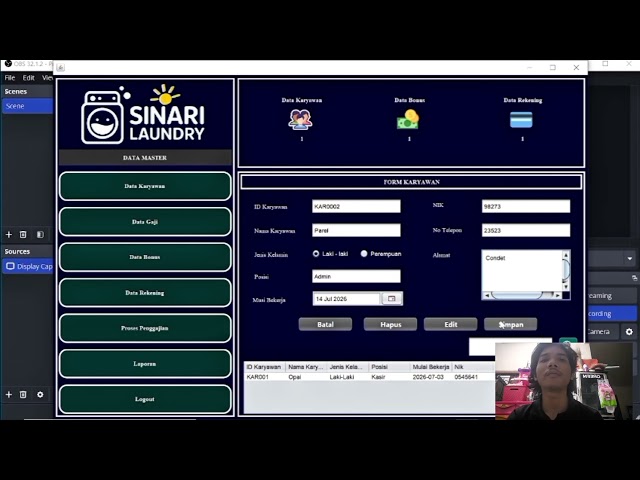 Perancangan Aplikasi Untuk Pengelolahan Gaji Karyawan Bebasis Java Netbeans Di LoundrySinari