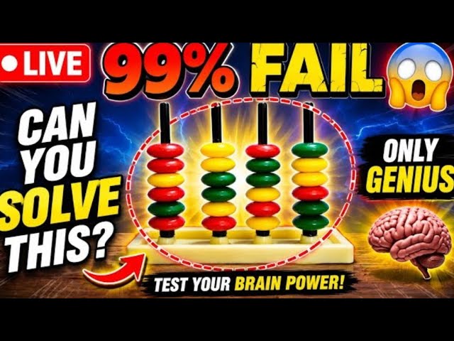 Brain Power Test 🧠 | Live | Can You Solve This? 🤯 #55