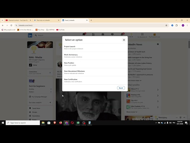 How To Post New Job Update On LinkedIn - Full Guide