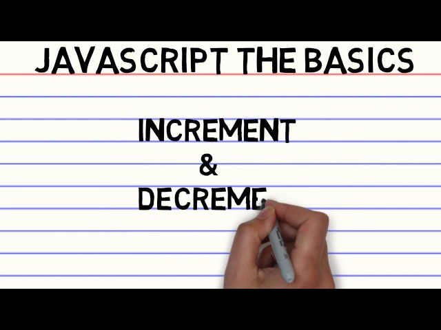 JavaScript the Basics - Increment and Decrement Operator