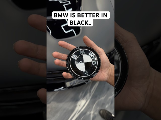 BMW i8 Wrapped In Satin Black With Black Accents.. #bmw #bmwi8 #carwrap #satin #black #cars #shorts