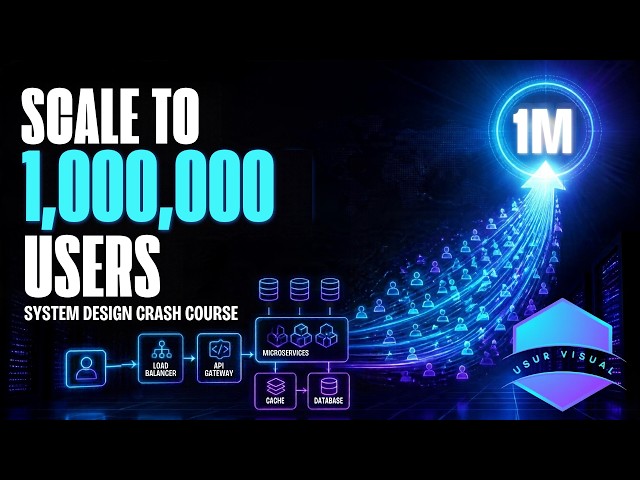 How to Scale to 1,000,000 Users (System Design Crash Course)