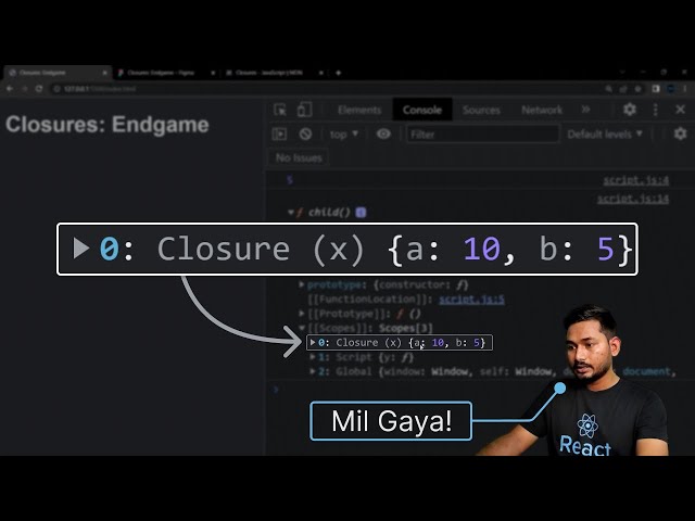 Confused with Closures?  Not anymore! | Closures in JS Explained in Depth | Hindi