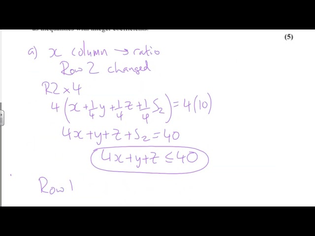 Decision 2024 que7 reverse simplex