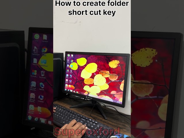 How To Create Folder| Superoxford|Shorts|Viral|Computer|Youtube|Learning