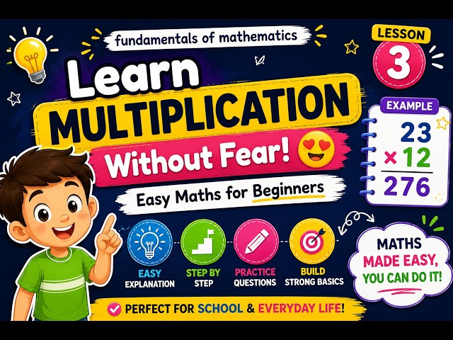 Multiplication is easier than you think 🤔- Fundamentals of mathematics-English
