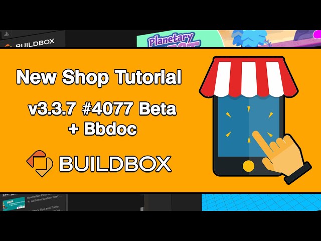 Buildbox Adds New Shop - Shop Tutorial (Buildbox v3.3.7 #4077 Beta) + Bbdoc