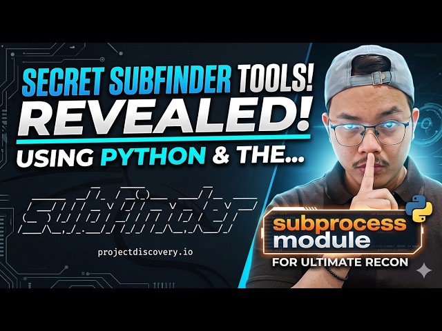 Creating Subfinder Tools with Subprocess Module - Python for Hacking