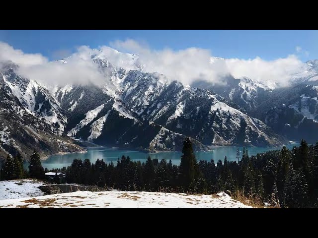 Live: Enjoy picturesque view of Tianchi Lake in northwest China's Xinjiang – Ep. 2
