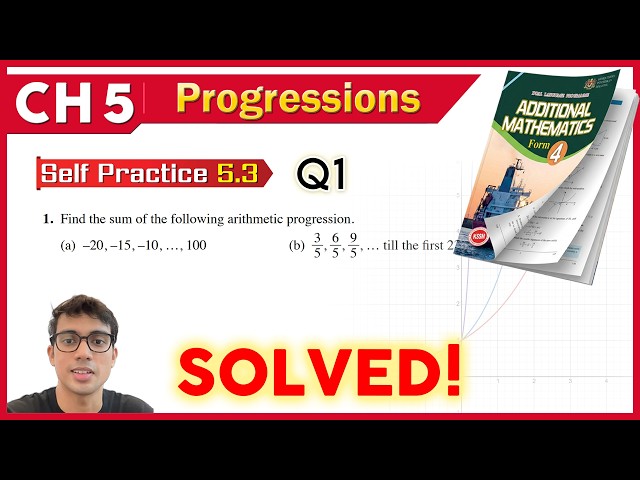 Self Practice 5.3  Q1  | Form 4 Add Maths Chapter 5