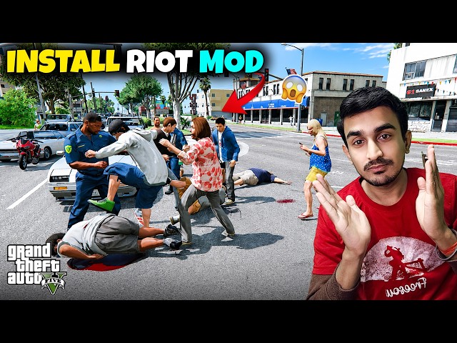 How To Install Riot Mod in GTA 5 | Angry NPC in GTA 5 | Pedestrian Riot Mod in GTA 5 | GTA 5 Mods