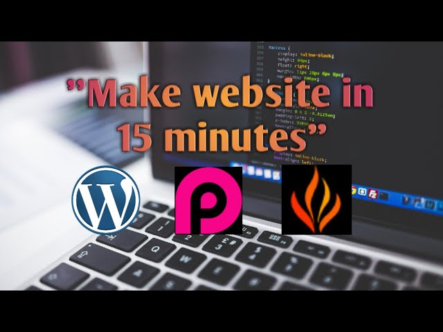 How to create a website within 15 minutes with WordPress using Pagelayer and and PopularFx theme
