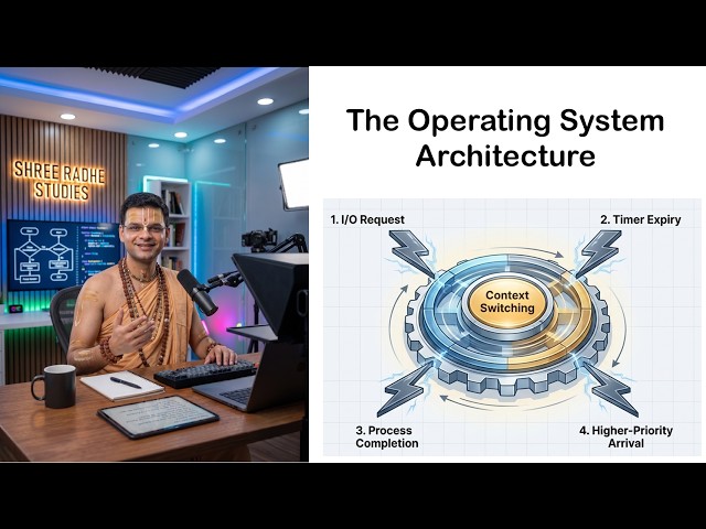 Architecture of an Operating Sys , Hindi Explanation Question Answer Type, Shree Radhe Studies
