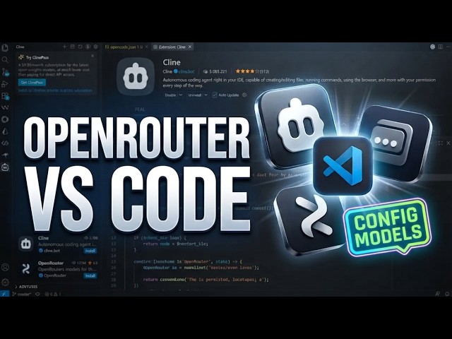 How to Use OpenRouter & Configure Models in VS Code #openrouter