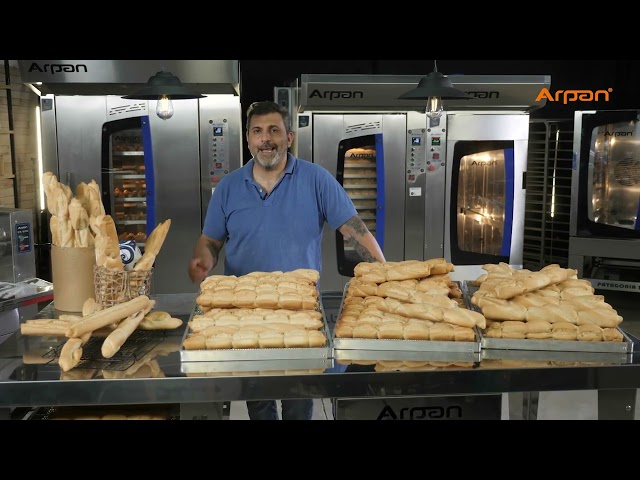 PRODUCCIÓN DE PAN CON MAQUINAS ARPAN ARGENTINA