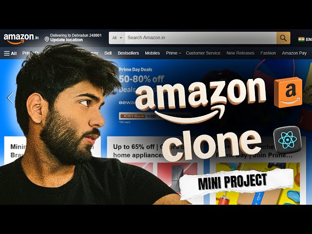 Build Amazon Clone with React JS 🔥 | Step-by-Step for Beginners