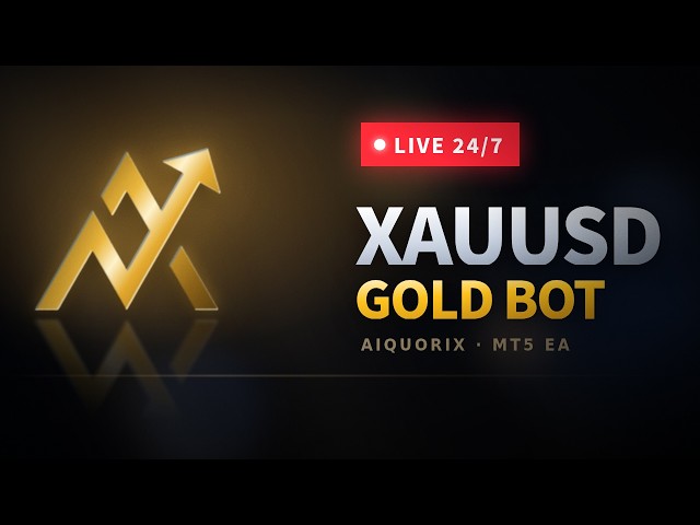 XAUUSD Live 24/7 📈 Gold Trading Bot on MT5 | AIQuorix EA