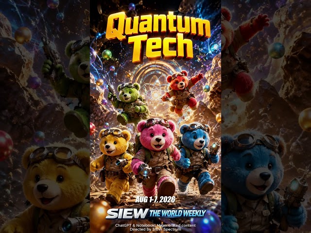 Quantum Tech   AUG 1-7, 2026   SIEW THE WORLD WEEKLY