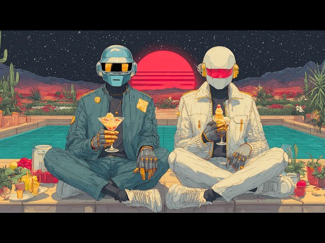 Electronic Sunset Groove 🎸🤖 | Chillwave x Neo Soul x Electro Funk Playlist