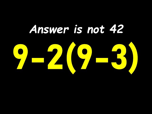 Viral Math Problem