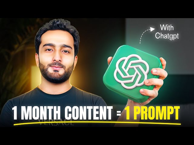 How to Generate Monthly Content Ideas with ChatGPT 🔥