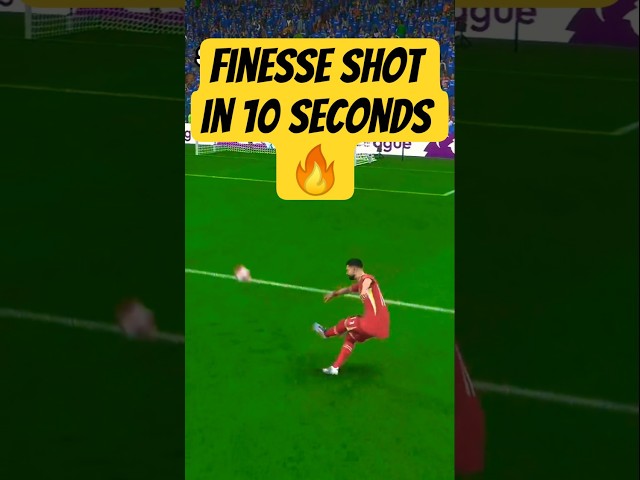 How to Finesse Shot in FC25 🎯 Learn the Best Finishing Move in Just 10 Seconds! #fc25