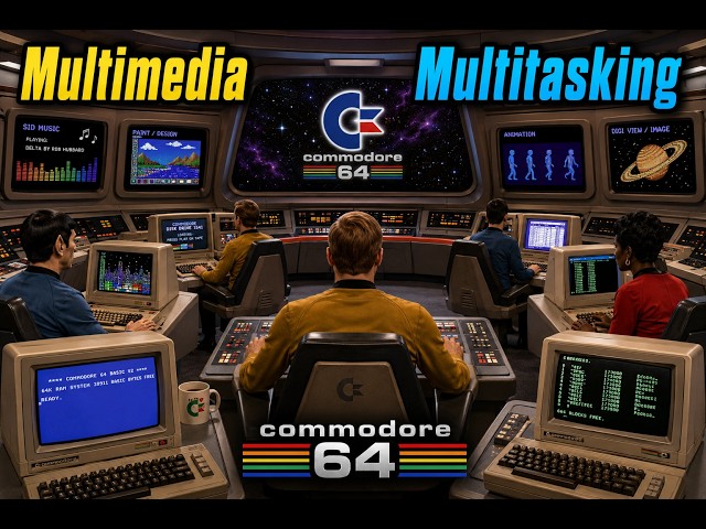 Multitasking, multimedia, Commodore madness with Idun cartridge!
