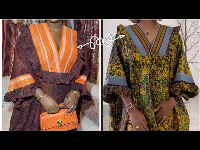 How To Cut and Sew a Criss Cross Neckline Bubu