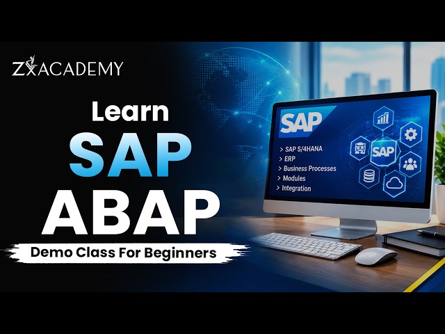 SAP ABAP Demo Class for Beginners | What Is ABAP and Where Do You Start? | Zx Academy