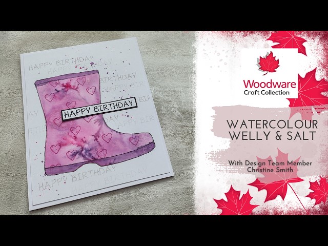 Woodware Watercolour Welly | Chromalab Inks and Salt