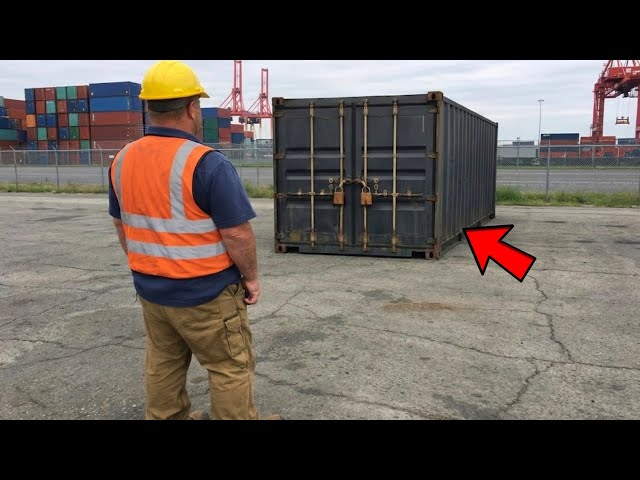 Man Bought Black Painted Container for $50, Opened it and Called His Lawyer!