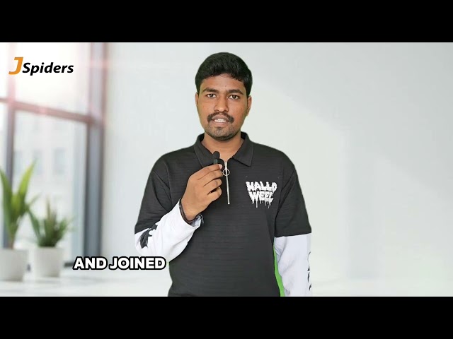 Congratulations, D VINAY , on getting placed from JSPIDERS Basavanagudi!