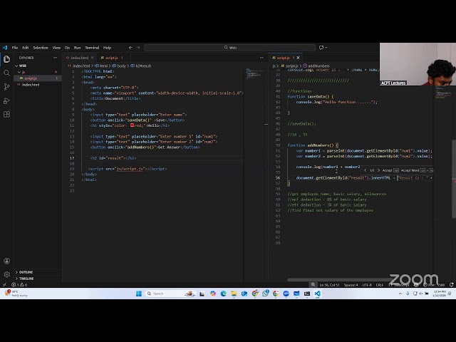 JavaScript session - 01