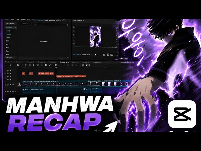  How I Make Manhwa Recap Videos With CapCut