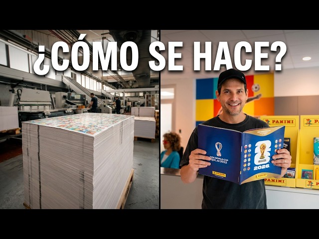 Así se hace el álbum del mundial PANINI | Alan por el mundo
