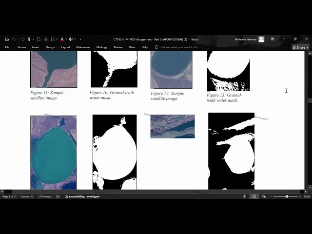 Water Body Detection from Satellite Images using NDWI | IPCV Assignment | MeemAcademicHelp
