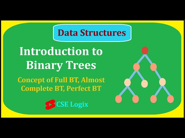 Introduction to Binary Trees || Types of Binary Trees || Full BT, Complete BT, ACBT, Perfect BT