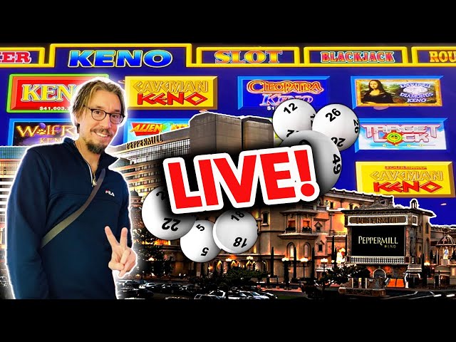 🚨LIVE! The KENO is Spicy at Peppermill!