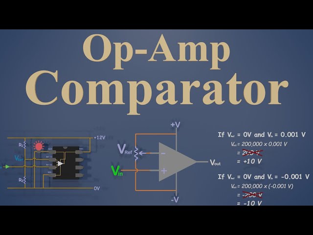 Op-Amp Comparator Explained — Simple Circuit, Powerful Applications