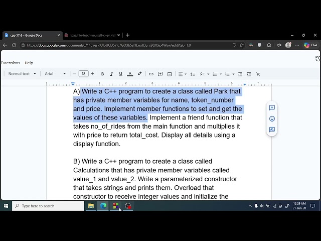 C++ Problem solving 1