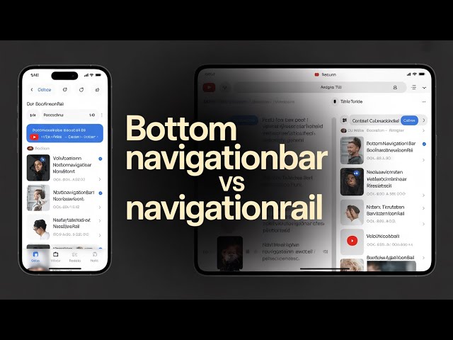 BottomNavigationBar vs NavigationRail in Flutter | Responsive Navigation Explained