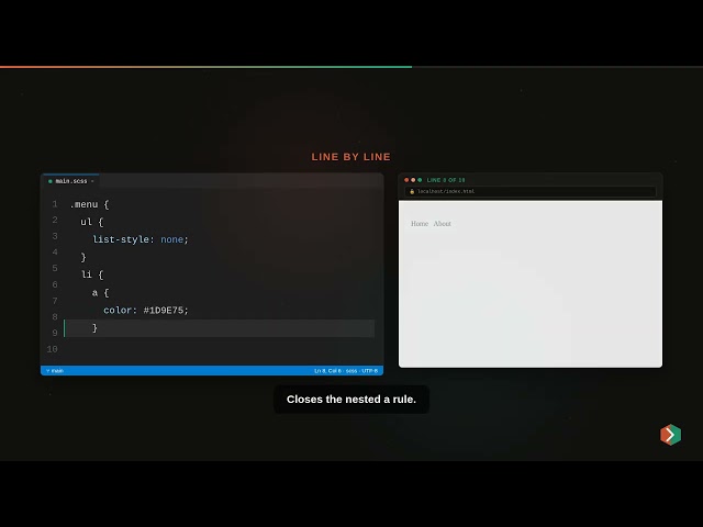 Sass - Web development basic Series: Nesting: Writing CSS That Mirrors Your HTML Structure