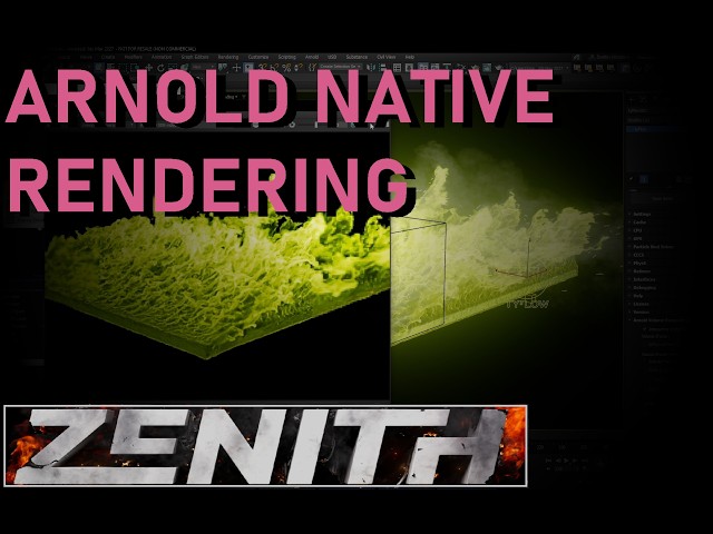 Zenith: Arnold Native Rendering - tyFlow 2.010, Max 2027.1