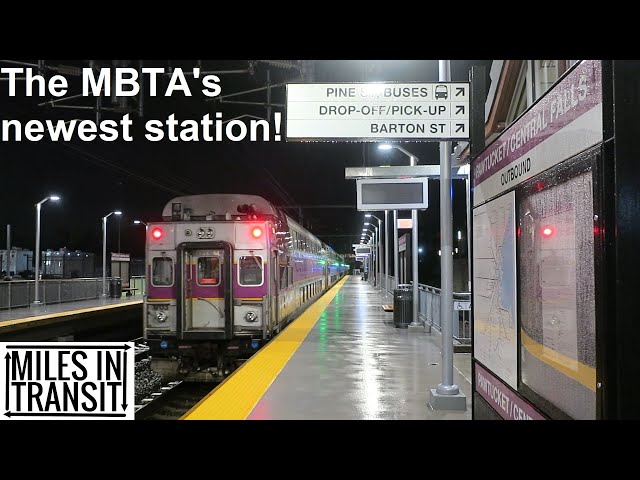MBTA Pawtucket Station - First Trip and Station Review!