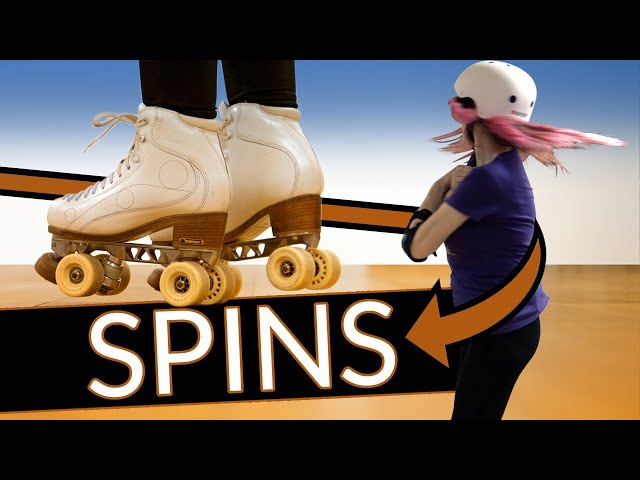 Roller Skating Two-Foot SPIN - How To Spin On Roller Skates