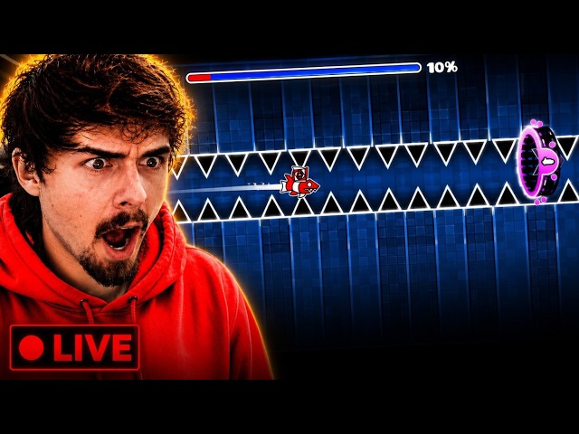 Hardest Geometry Dash Challenges/Demons LIVE #shorts #geometrydash