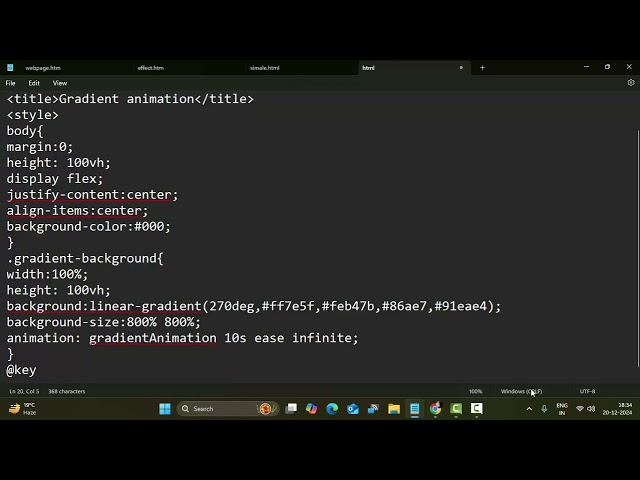 Create background animation in html and css@COMPUTEREXCELSOLUTION #html5 #css #https #browser