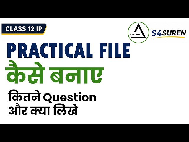 Class 12 IP Practical File 2026-27 Complete Guide | Python Pandas, Matplotlib & MySQL Programs
